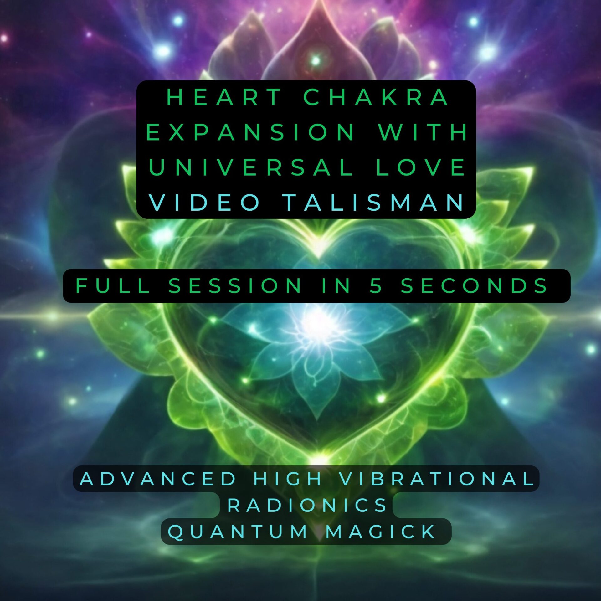 heart chakra video talisman