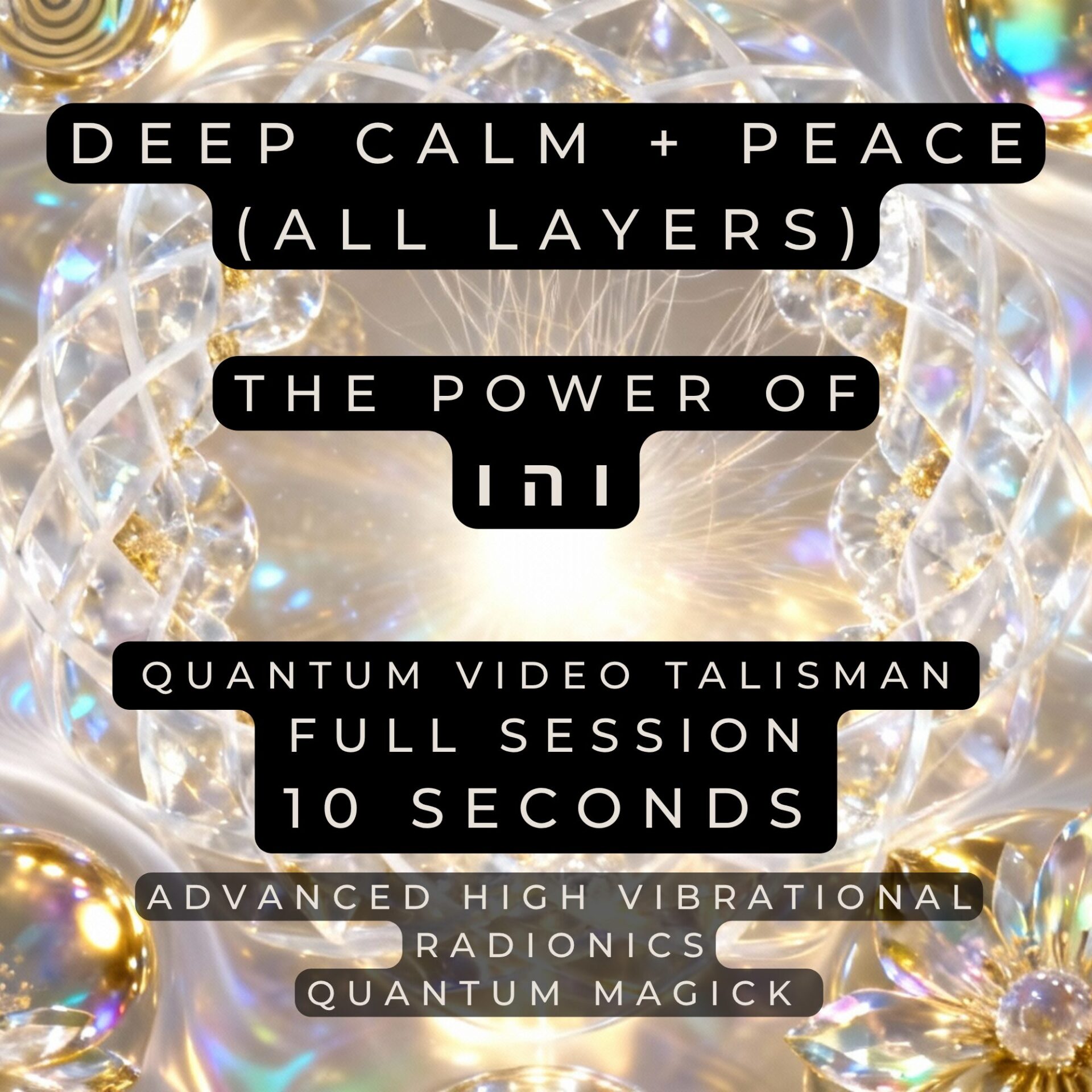 deep calm and peace